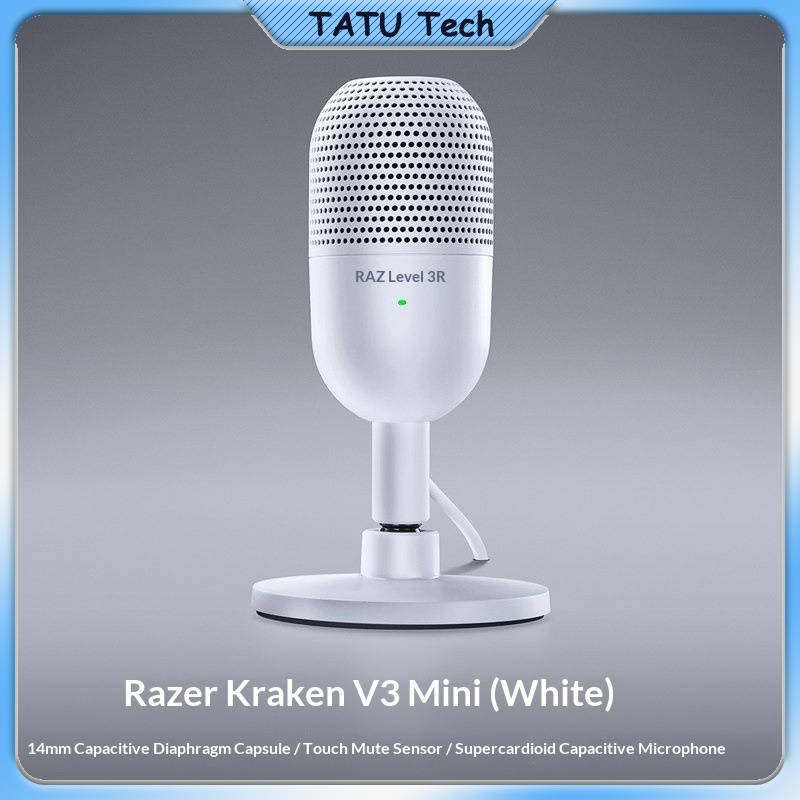 Streaming Mic Condenser - Razer Seiren V3 ミニUSBコンデンサーマイク ゲーミングストリーミングスタジオ録音用マイク PCコンピューター用