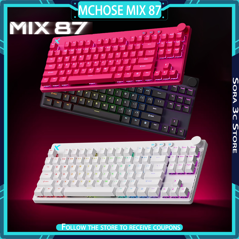 Esports Gaming Competition - MCHOSE Mix 87 超競技版 磁気軸キーボード 8k低遅延