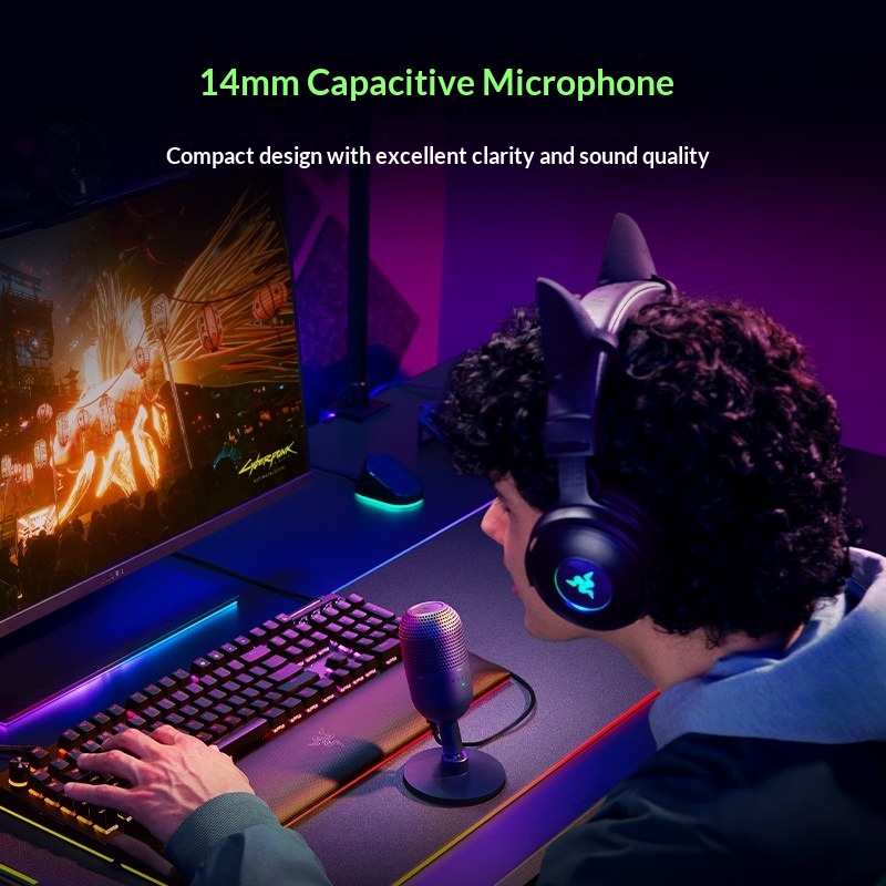 Razer Seiren V3 ミニUSBコンデンサーマイク - Streaming Mic Condenser のレビューと価格