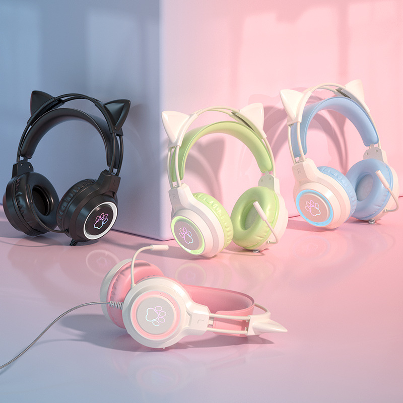 LGOODVIN SY-G35 猫耳有線オーバーイヤーゲーミ - Esports Gaming Headphones のレビューと価格