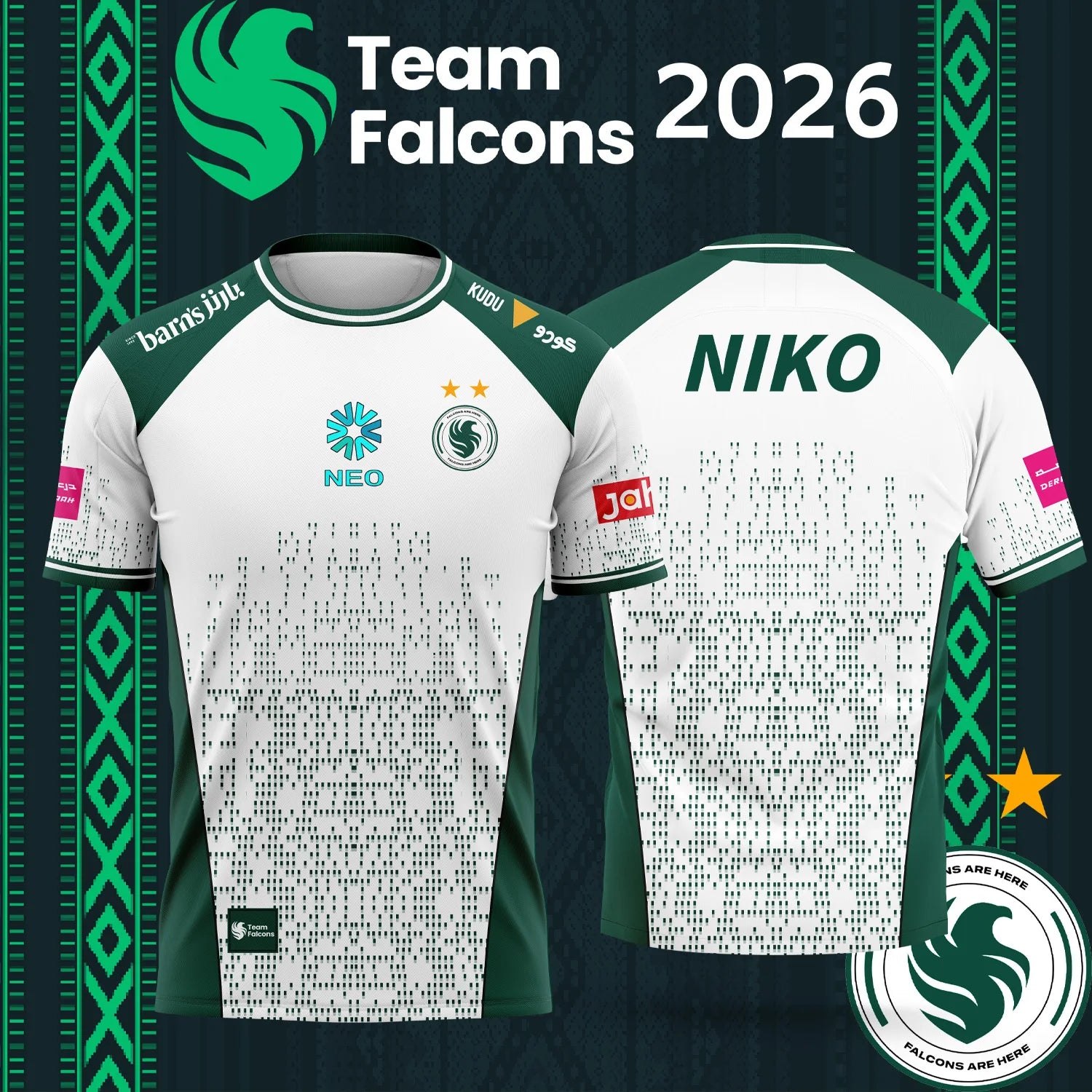 ファミリーマッチング 2026 チーム ファルコンズ NIK - Esports Gaming T Shirt のレビューと価格