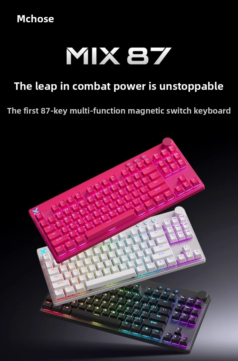 MCHOSE Mix 87 超競技版 磁気軸キーボード 8k - Esports Gaming Competition のレビューと価格