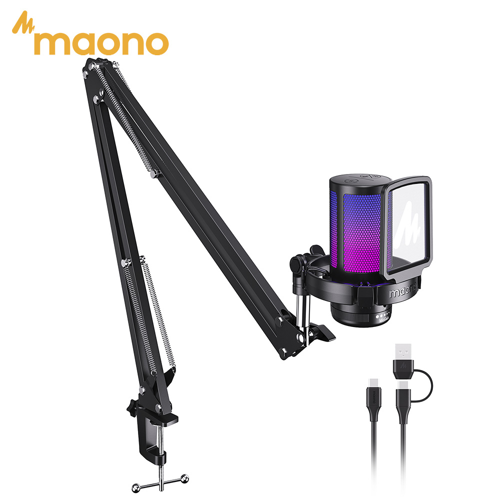 MAONO DGM20S ゲーミングUSBマイク コンデンサ - Streaming Mic Condenser のレビューと価格