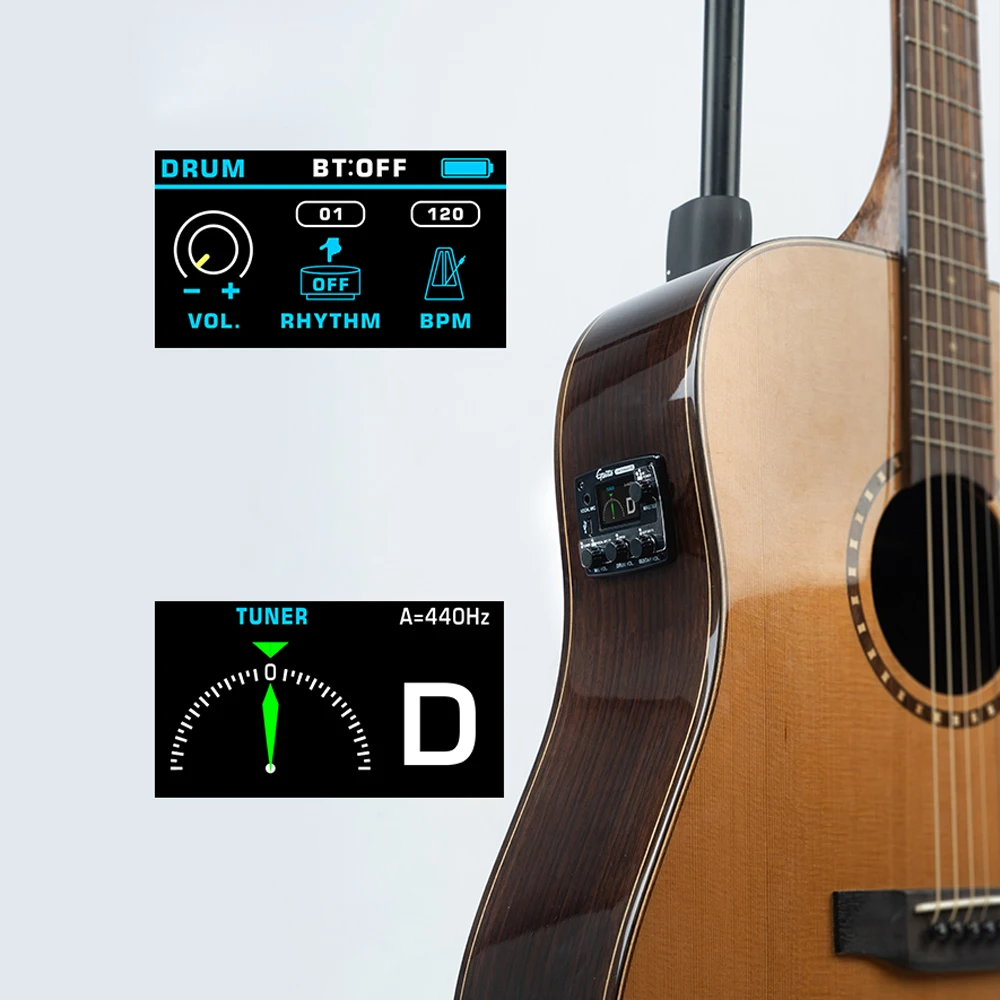 Guitto GGP-05 アコースティックギターピックアッ - Streaming Mic Condenser のレビューと価格