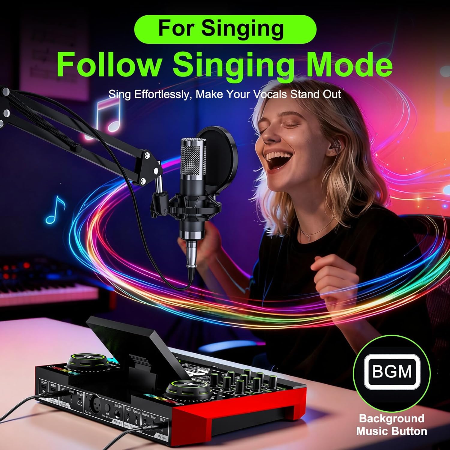 Tenlamp G10 ライブストリーミングオーディオインタ - Streaming Mic Condenser のレビューと価格