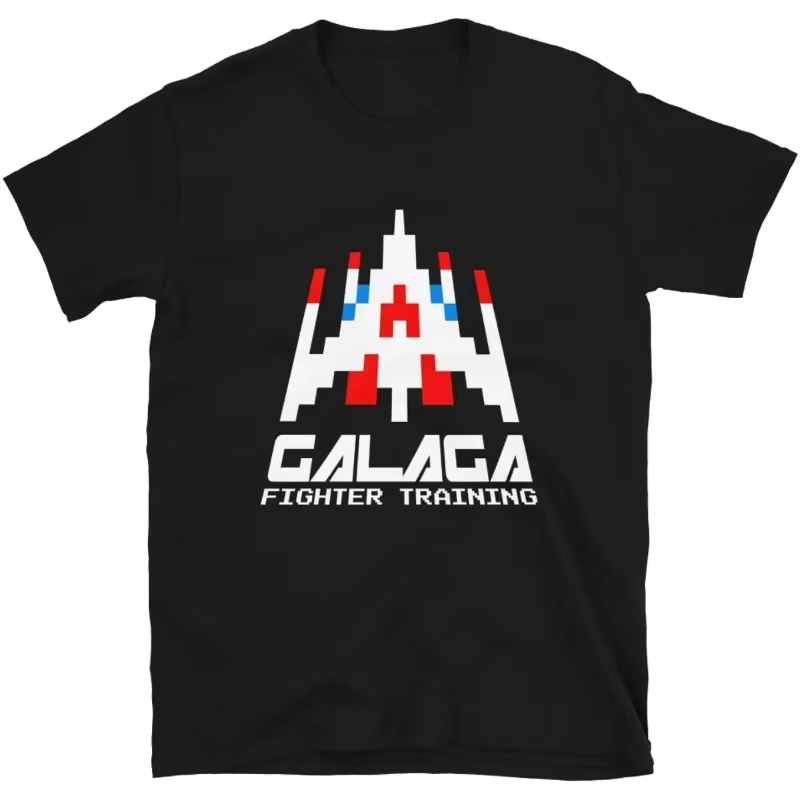 クールなアーケードゲーム「ガラガ」のレトロな80年代風インベ - Esports Gaming T Shirt のレビューと価格