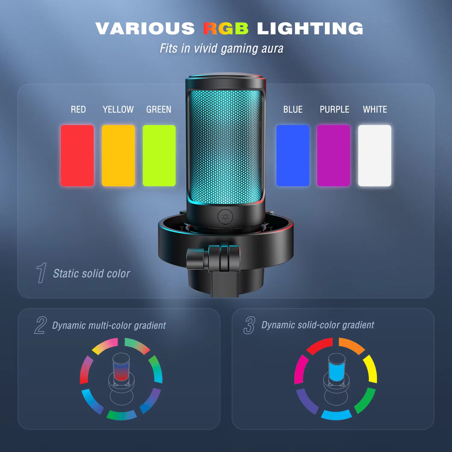 FIFINE ゲーミングマイク RGB コントロール付き、ミ - Streaming Mic Condenser のレビューと価格